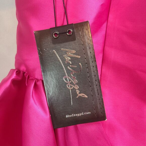 New MAC DUGGAL 30117 Black White Fuchsia After 5 2-Piece Dress Women's (6) $218 - Picture 12 of 13